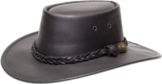 1026 Barmah Outback Lederhut Australien XL 59-60 Schwarz -