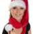 150cm Schal Weihnachtsmütze Mütze Nikolausmütze Nikolaus Weihnachtsmann WM0101001 - 