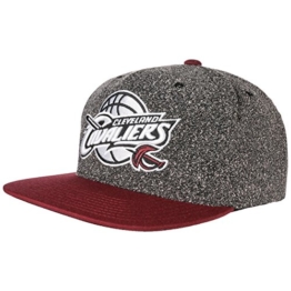 2 Tone Cavs Static Cap Basecap Baseballcap Baseballmütze Kappe Snapback Flatbrim Mitchell & Ness Cap Snapback Cap (One Size - schwarz) -