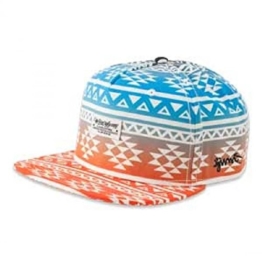 5P Aztec Snapback Cap by Djinns (One Size - orange ) -