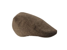 ACVIP Damen/Herren mit Streifen Polyester-Mischung Barett Schirmmütze Flat cap -