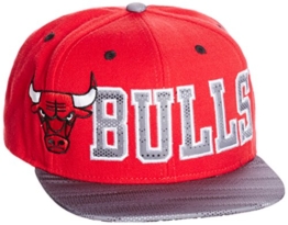 adidas Herren Bulls Kappe, Red/Black/White, OSFY -