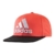adidas Herren Flatbrim Fitted Cap mit UV Schutz UPF 50+ rot -