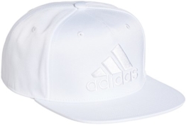 adidas Uni Baseball Flat-Brim Cap Kappe, White, OSFW -