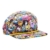 Adventure Time Snapback Cap Basecap All-Over Print mit Finn Jake BMO Eiskönig Prinzessin Bubblegum - 