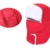 AJUSEN Unisex Winter-Trooper-Hut-Jagd-Hut Ushanka Ohr-Klappe-Kinn-Bügel und Windproof Mask (rot) - 