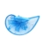 Aliceband Hut Fascinator Garn Feder Brauthut Haarreif Haarband Blau - 