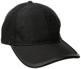 Armani Jeans Herren Cap Baseball Mütze, Schwarz (Nero 00020), One Size -