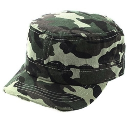 Army Cap im Used Look Kappe Mütze Schirmmütze Camouflage Unisex Damen Herren One Sitze -