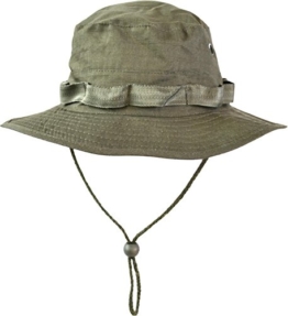 Australian Outdoor Hut Boonie Hat in vielen Farben und Grössen Farbe Oliv Größe XL -