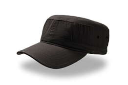 AW1x gefütterte Urban Army Cap - Winterschirmmütze für Damen und Herren schwarz -