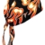 BAC 022 - Bandana Cap (Schwarz & Weiß & Orange) - 