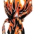 BAC 022 - Bandana Cap (Schwarz & Weiß & Orange) -