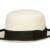 Bailey Chaplin Panamahut Bowler aus Stroh - media bleach L/58-59 -
