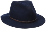 Bailey of Hollywood Filzhut Jackman Fedora Traveller Herrenhut (XL/60-61 - dunkelblau) -