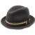 Bailey of Hollywood - Trilby Hut Herren goldring - Size L - basalt -