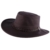 Barmah Hats - Chapeau Cuir Marron Sundowner Barmah Hats Homme / Femme Gr. 100, Braun - Braun -