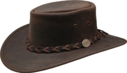 Barmah - Squashy Bronco - Australian Leather Hat S (53-54) -