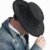 Barmah versenkbarer Aussie Bronco Hat, schwarz (1060) Medium 56 cm, schwarz) -