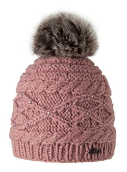 Barts Damen Mütze / Strickmütze Claire Beanie, Rosa (Rosa) uni -