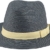 BARTS Unisex Fedora Aveloz Hat, Mehrfarbig (Blu Con Cordoncino Beige), L (Herstellergröße: L) -