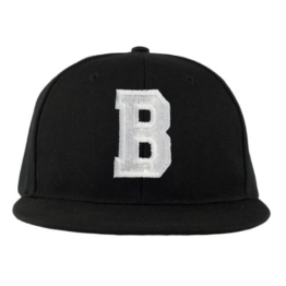 Baseball Cap Alle Buchstaben A-Z Bad Hair Day schwarz with Adjustable Strap Snapback Morefaz (TM) (B) -