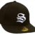 Baseball Cap Caps Gotischen Buchstaben A-Z schwarz with Adjustable Strap Snapback Gothic MFAZ Morefaz Ltd (S) -