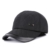 Baseballcap mit Ohrenklappen Wasserdicht Kappe Golf Cap Mütze Schirmmütze Ohrenschutz Basecap Wintercap Wintermütze (schwarz) - 