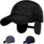Baseballcap mit Ohrenklappen Wasserdicht Kappe Cord Golf Cap Mütze Schirmmütze Ohrenschutz Ohrenschützer Basecap Wintercap Wintermütze (blau) - 