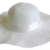 Basthut DurchM. 40cm, Strandhut Sommerhut Damen ONE SIZE (Weiß) -