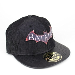 Batman Logo Herren Baseball Cap - Arkham Knight Denim Snapback Cap -