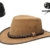 BC BacPac Traveller Hat - Australien Outback Edition - Bark Suede - M (55-56) + Hutablage & Kinnriemchen -