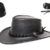 BC BacPac Traveller Hat - Australien Outback Edition - Black Steerhide - L (57-58) + Hutablage & Kinnriemchen -