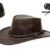 BC BacPac Traveller Hat - Outback Edition - Brown Steerhide M (55-56) + Hutablage & Kinnriemchen -