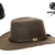 BC Bushwalker Kangaroo Lederhut - Australien Outback Edition - Gr. XL (60-61) + Hutablage & Kinnriemchen -