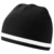 Beechfield Beanie Mütze, schwarz-rot-gold (Einheitsgröße) (Weiß/Rot) - 