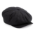 Beechfield Herren Schirmmütze / Kappe mit Fischgrätmuster (L/XL) (Schwarz) -