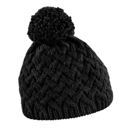 Beechfield - Korbgeflecht-Mütze 'Vermont Beanie' Einheitsgröße,Black -