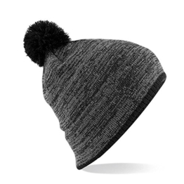 Beechfield - Snowboarder Mütze 'Snowstar Boarder Beanie' Einheitsgröße,Grey/Black -
