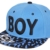 Belsen Kind Hip-Hop Leopard BOY Cap Baseball Kappe Hut (azurblau) -