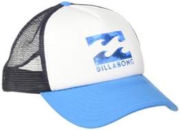 Billabong Herren Podium Trucker Schirmmütze, White/Cyan, One Size -