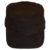 Black Jungle Army Cap Leder, Military Biker Kappe, One-Size, Braun - 