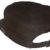 Black Jungle Army Cap Leder, Military Biker Kappe, One-Size, Braun - 