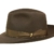 Borsalino Classico Fedora Filzhut aus Haarfilz - braun 61 - 