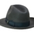 Borsalino Classico Fedora Filzhut aus Haarfilz - grau 57 - 