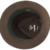 Borsalino Diamante Player Hut Filzhut aus Haarfilz - braun 56 - 