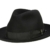 Borsalino Fedora aus Biberhaarfilz - schwarz 58 -