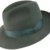 Borsalino Marengo Fedora Filzhut aus Kaninchenhaarfilz - anthrazit 58 -