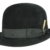 Borsalino Soffice Bowler Melone aus Veloursfilz - schwarz 61 -