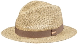 BOSS Orange Damen Panamahut Finne 1, Beige (Open White 115), One size (Herstellergröße: STCK) -